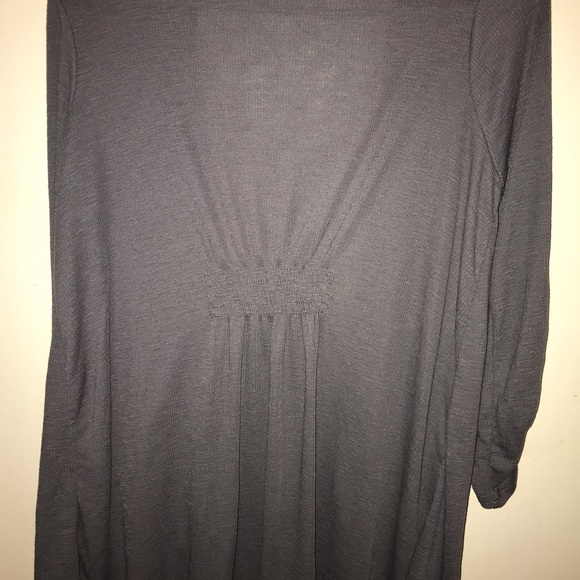 Grayish navy blue color love by design cardigan - Picture 5 of 7